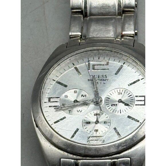 guess steel men's watch 50 meters 165 feet water resistant made in Japan READ - Picture 2 of 11